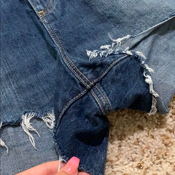 High waisted jean shorts - Picture 3 of 5